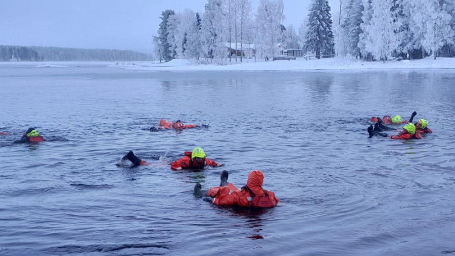 River floating in Kuhmo - Finland